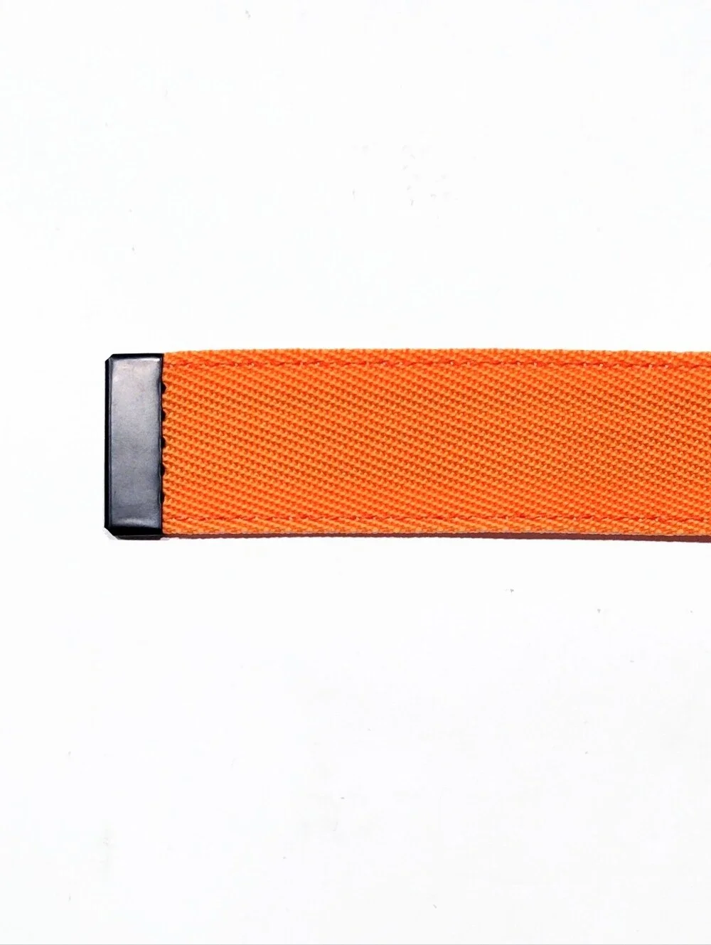 Adidas Reversible Webbing Belt Orange Black White Stripe Enamel Buckle 2012 OSFA